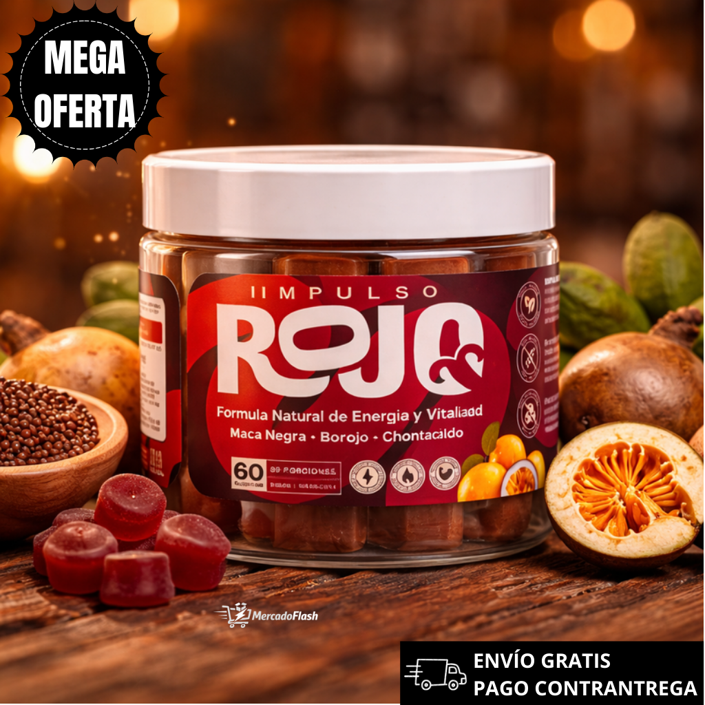 🔥 Oferta Especial: Gomitas Impulso Rojo – Energía y Vitalidad Masculina Todos los Días
