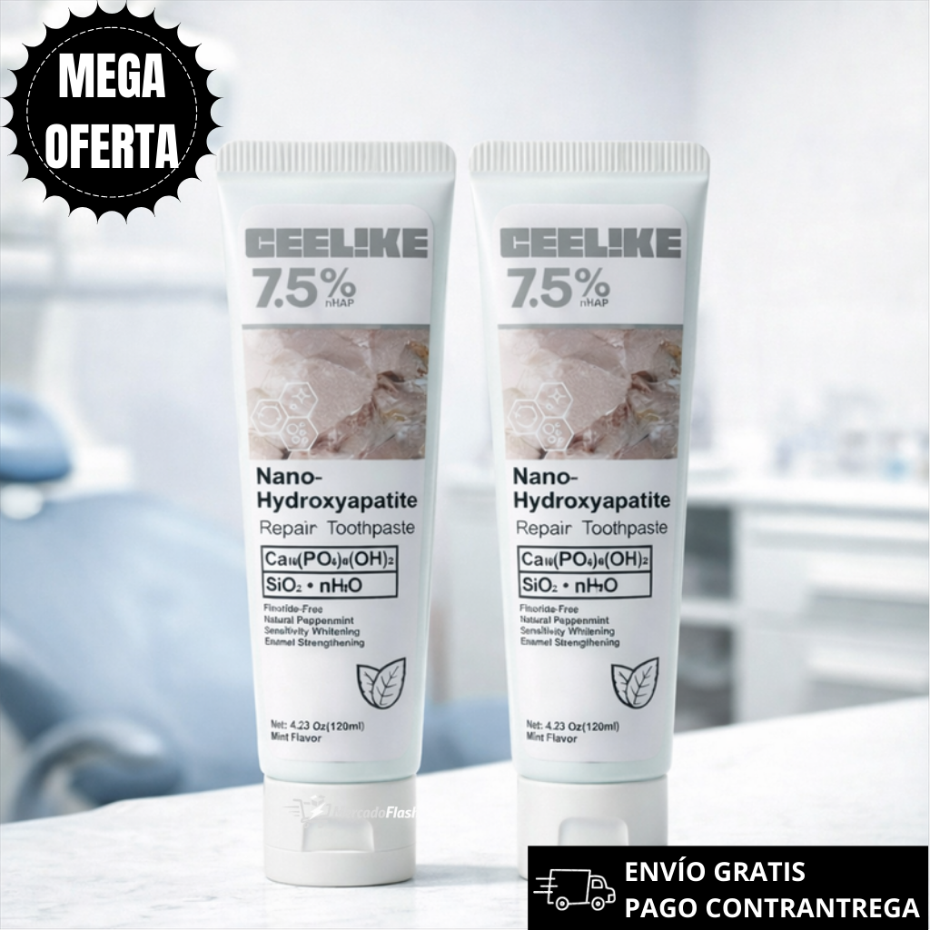 Oferta Especial 2x1: CEELIKE™ - Pasta Dental Anti Sensibilidad y Blanqueadora