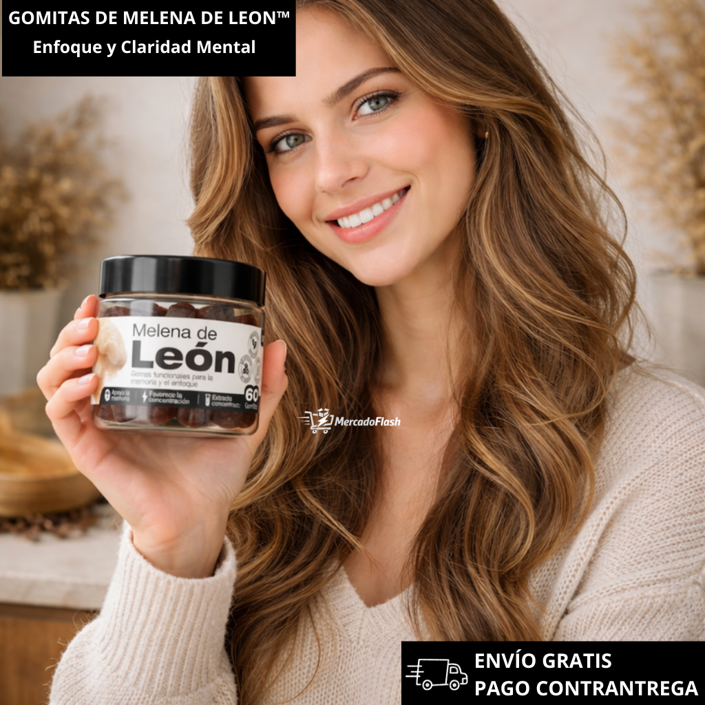 🔥 Oferta Especial: Gomitas de Melena de León ZUPI – Enfoque y Claridad Mental Todos los Días