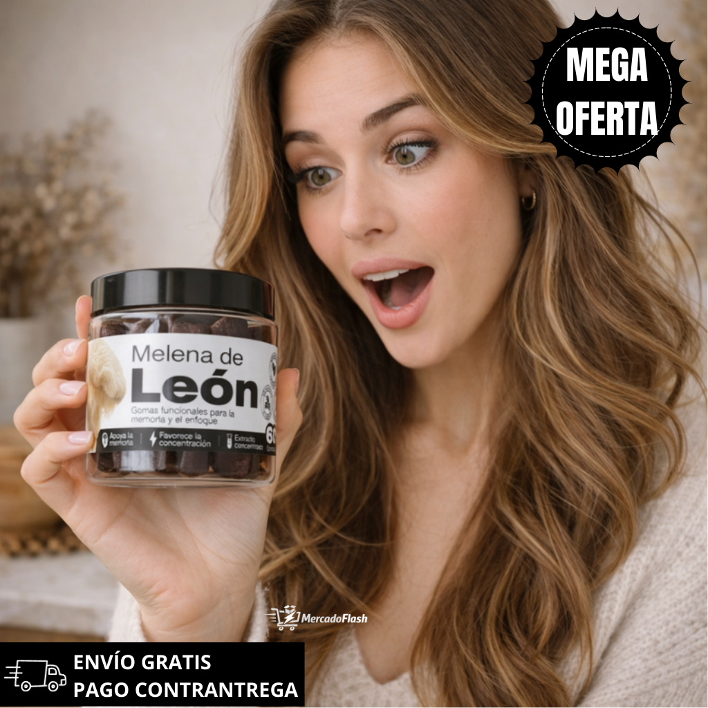 🔥 Oferta Especial: Gomitas de Melena de León ZUPI – Enfoque y Claridad Mental Todos los Días