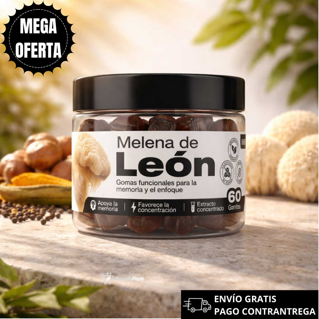🔥 Oferta Especial: Gomitas de Melena de León ZUPI – Enfoque y Claridad Mental Todos los Días